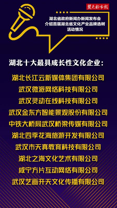 湖北文化产业发展迈上新台阶 首届十强发布，楚天181产业园引领数字文创新浪潮